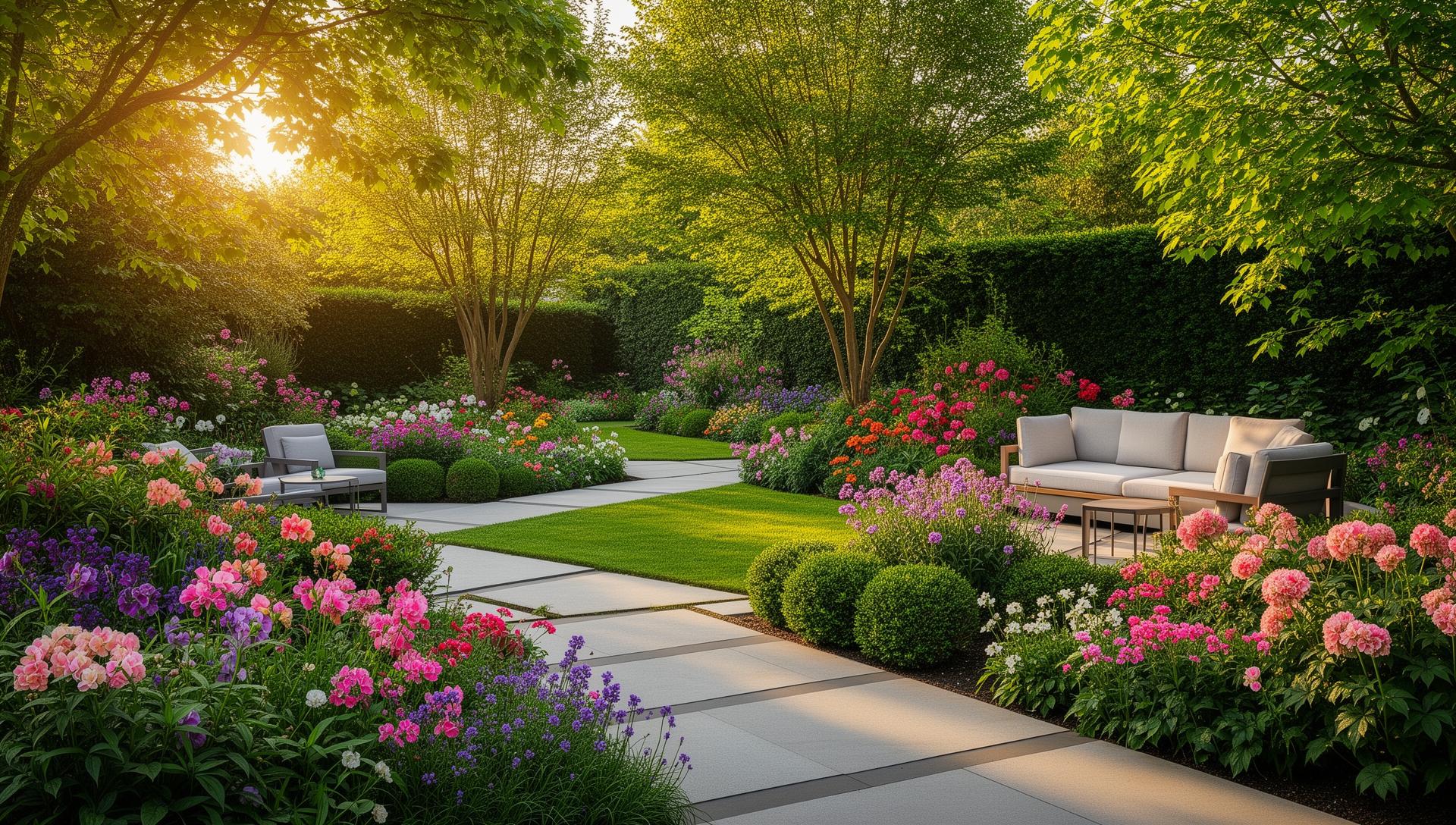 Beautiful garden design